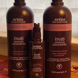 AVEDA Invati hair treatment trio**